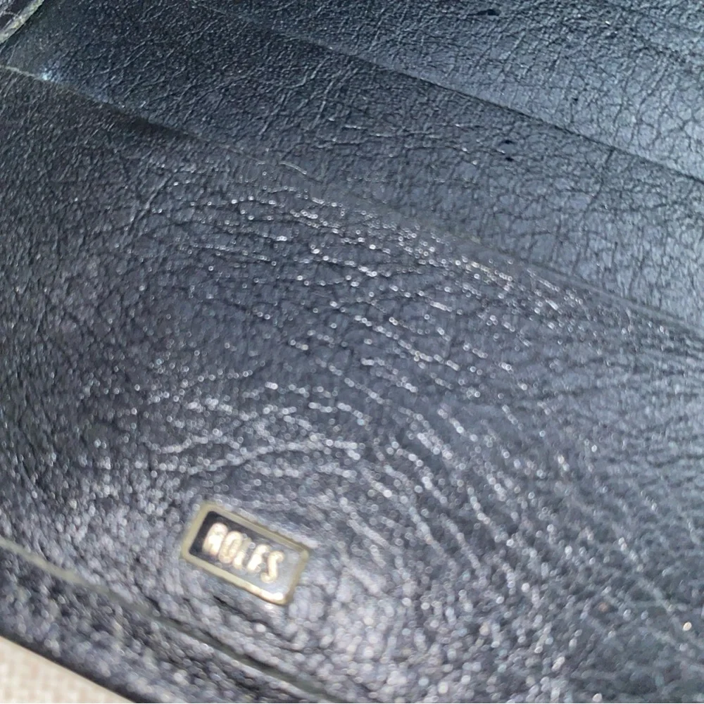 Rolf’s‎ Mustang Vintage Men’s Leather Bi Fold Black Wallet